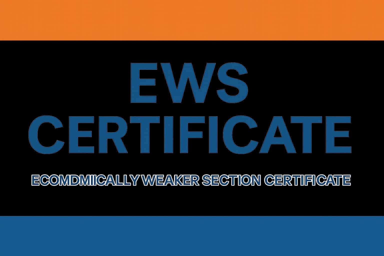 What is EWS Certificate?